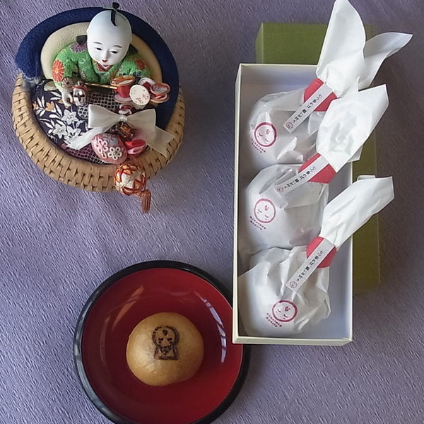 8月（葉月）の和菓子「お迎え団子・送り団子」「ななとこまんじゅう」